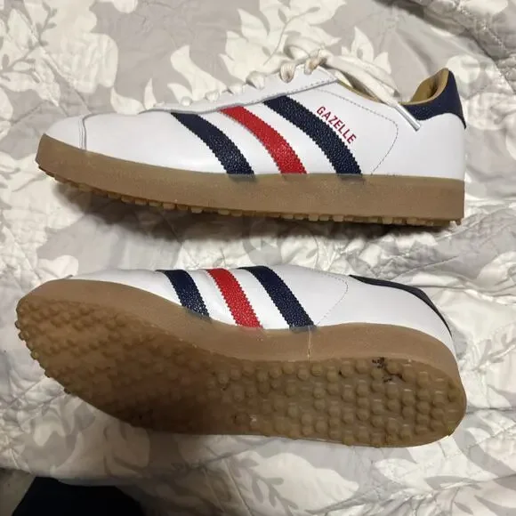 adidas Golf Shoes Gazelle Size 10 - Picture 4 of 12